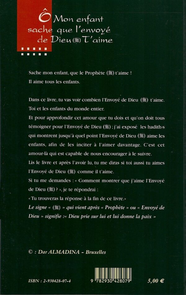 Ô mon enfant sache que l'envoyé de Dieu t'aime -1532