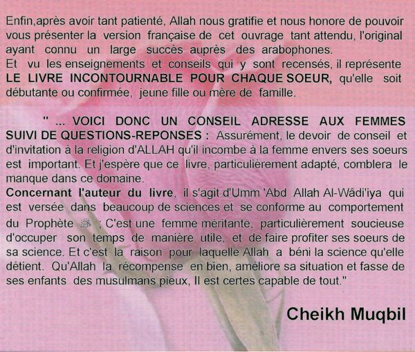 Conseils aux femmes musulmanes (Nasîhatî linnisâ) - Questions-reponses-1629