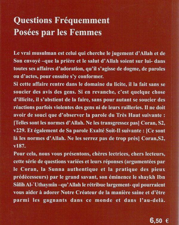 Questions fréquemment posées par les femmes 1512 MAISON DENNOUR Questions fréquemment posées par les femmes