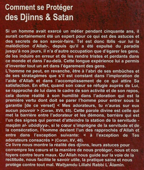 Comment se protéger des djinns et Satan ?-1568