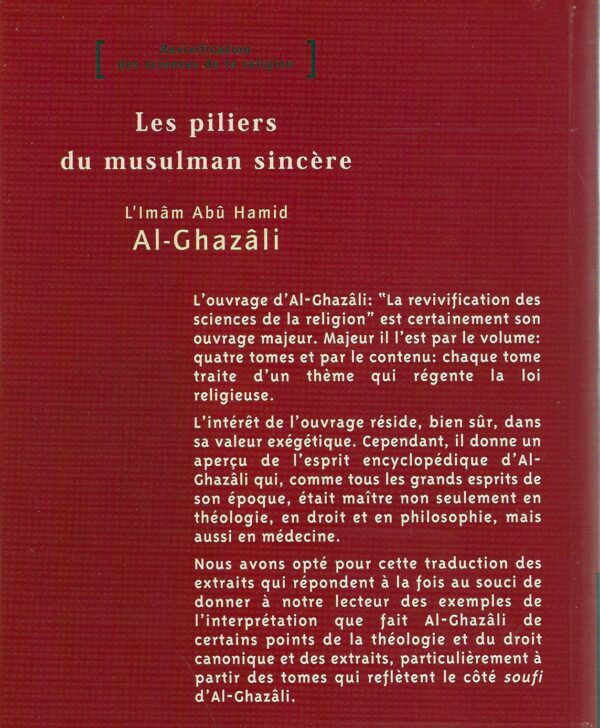 Les piliers du musulman sincère-1810