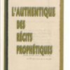 L'authentique des récits prophétiques-0