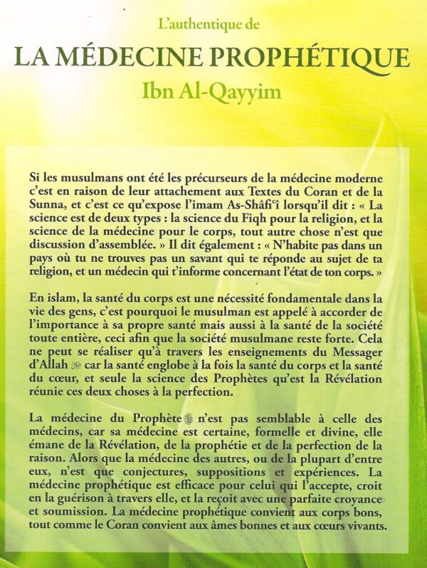 Lauthentique de la médecine Prophétique 2797 MAISON DENNOUR Lauthentique de la médecine Prophétique