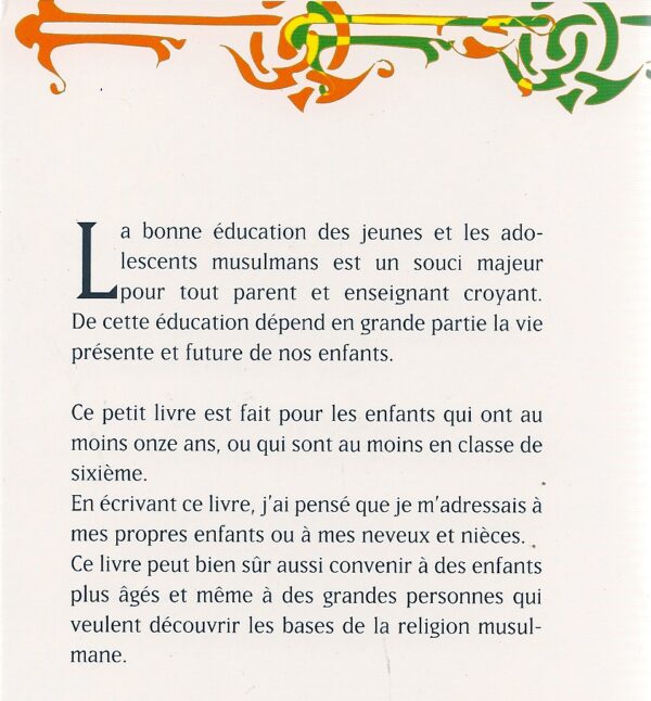 LIslam pour les jeunes et les adolescents 2205 MAISON DENNOUR LIslam pour les jeunes et les adolescents