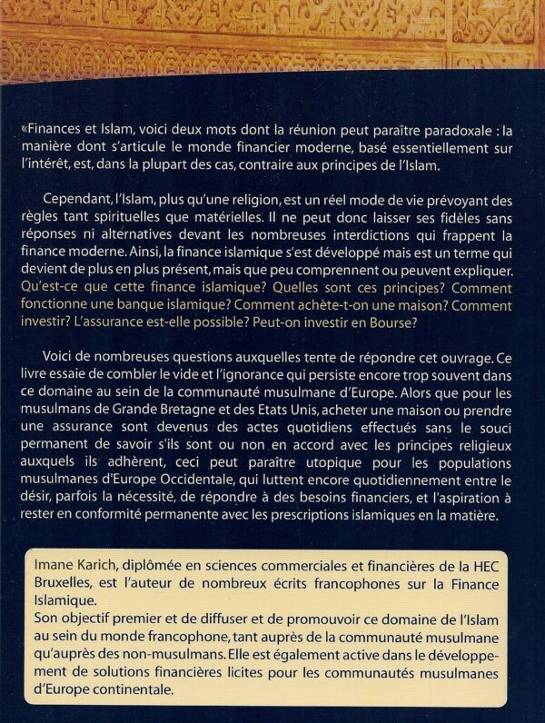Finances et Islam 2713 MAISON DENNOUR Finances et Islam