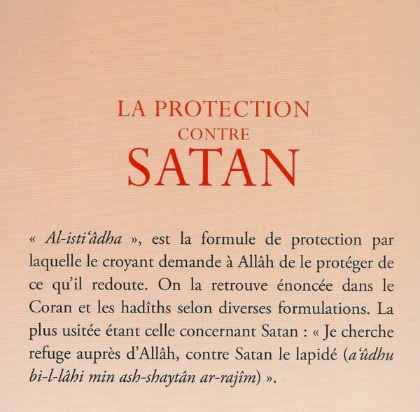 Versets et hadiths commentés sur la protection contre satan -2382