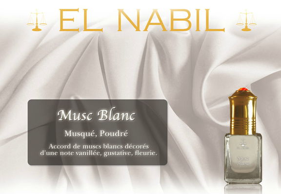 Parfum El Nabil : Musc Blanc (Homme)-0