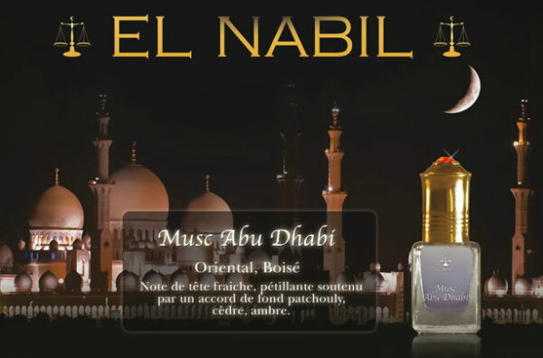 Parfum El Nabil - Musc Abu Dhabi - 5ml-0