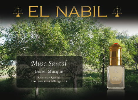 Parfum El Nabil - Musc Santal - 5ml-0