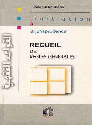 Initiation à la jurisprudence - Recueil de Règles Générales-0