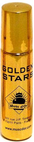 Parfum concentré Musc d'Or Edition de Luxe "Golden Stars" (8 ml) - Pour hommes-0