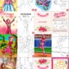 J'apprends le Coloriage - Pour les petites musulmanes (Bilingue français - arabe)-8531