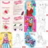 J'apprends le Coloriage - Pour les petites musulmanes (Bilingue français - arabe)-8530