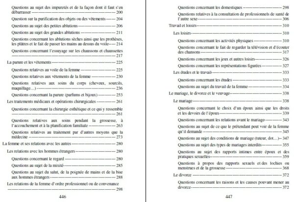 Fatâwâ an-Nissâ Questions religieuses concernant les femmes -8526