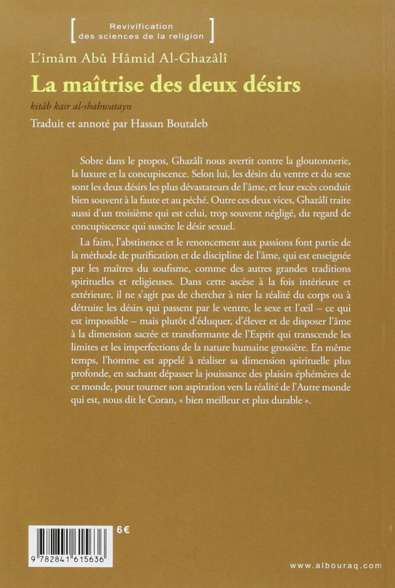 La maîtrise des deux désirs -8733