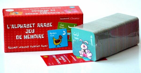 L'alphabet arabe : Jeu de mémoire des lettres arabes (56 cartes) - لعبة الذاكرة للحروف العربية-8808