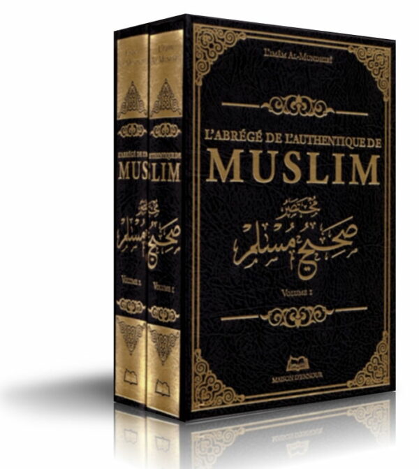 L'abrégé de l'authentique de MUSLIM 2 VOLUMES (Sahih Muslim)-0