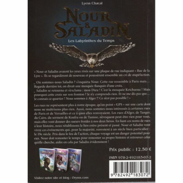 Nour & Saladin : Les labyrinthes du Temps, de Lyess Chacal