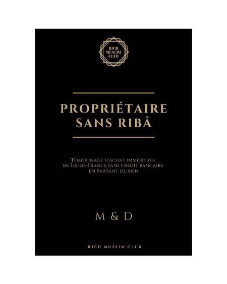 PROPRIÉTAIRE SANS RIBÂ