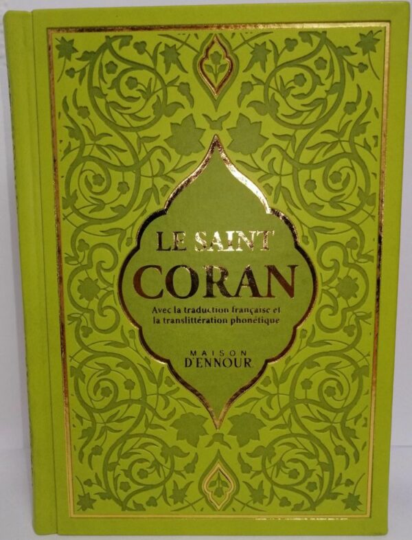 Le Noble Coran Français-Arabe-Phonétique VERT(ARC-EN-CIEL)
