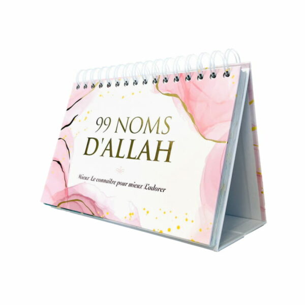 99 NOMS DALLAH MIEUX LE CONNAÎTRE POUR MIEUX LADORER CALENDRIER CHEVALET ROSE MAISON DENNOUR 99 NOMS DALLAH MIEUX LE CONNAÎTRE POUR MIEUX LADORER CALENDRIER CHEVALET ROSE